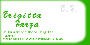 brigitta harza business card